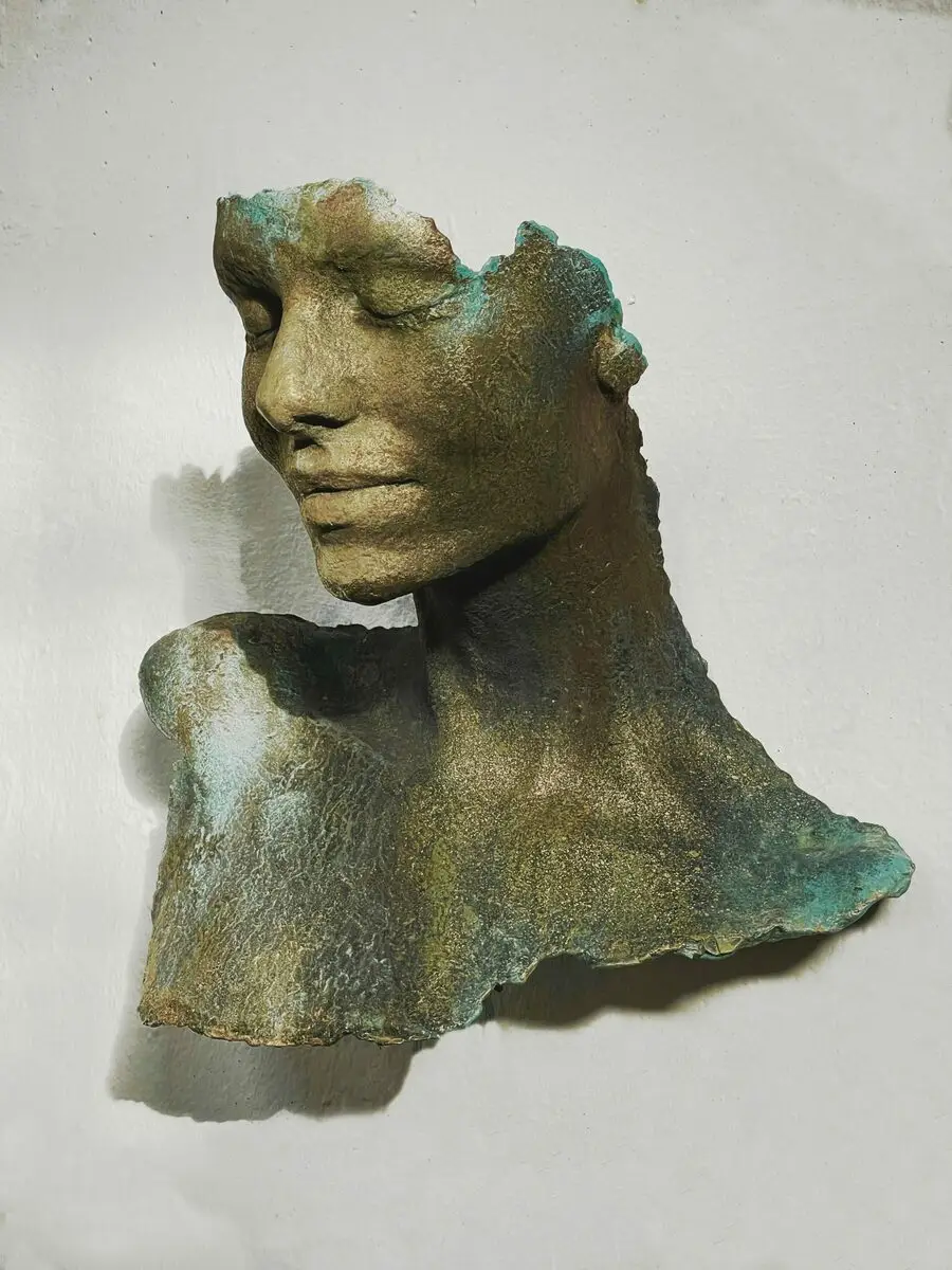 Face Fragment Life Size ‘Oceania’ - Miles Lowry