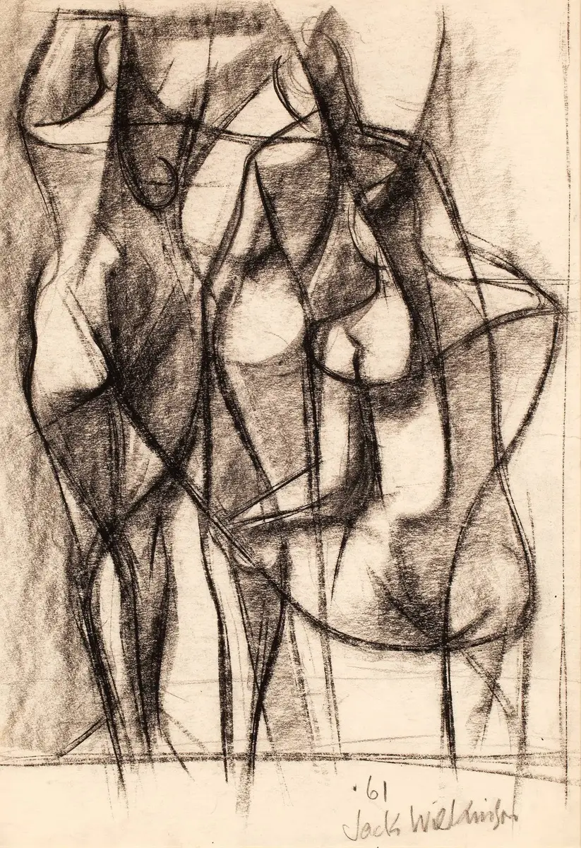 Three Cubistic Nudes - Jack Wilkinson